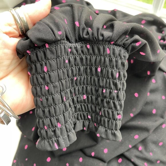 Cabi NWOT Impetuous Crop Top and Bottom #5986/5978 Black/Pink Medium - Picture 4 of 5